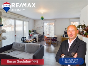 t3 à la vente -   44115  BASSE GOULAINE, surface 65 m2 vente t3 - UBI437612363